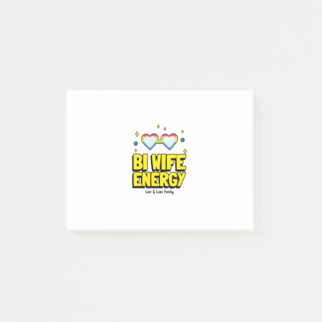 Bloco De Notas Bi Wife Energy (Frente)
