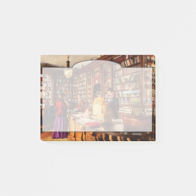 Bloco De Notas Biblioteca - Uma ideia nova 1895 (Frente)