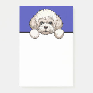 Bloco De Notas Bichon Frise Cute Bichon Puppy Dog Dons