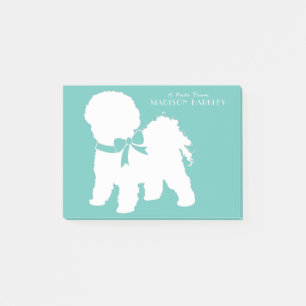 Bloco De Notas Bichon Frise Dog Puppy