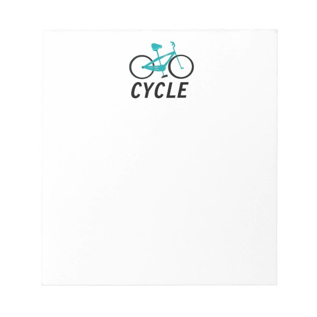 Bloco De Notas Bicicleta Aquática - Ciclo (Frente)
