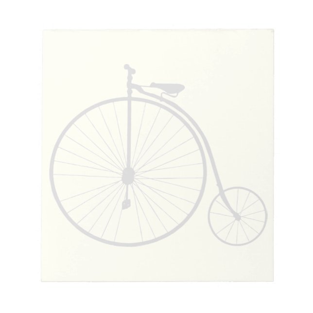 Bloco De Notas Bicicleta Vintage Personalizada (Frente)
