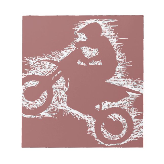 Bloco De Notas BICLETA (escribble branco) (Frente)