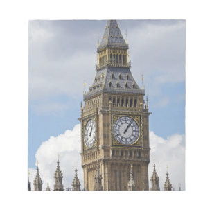 Bloco De Notas Big Ben e Casas do Parlamento, Londres,