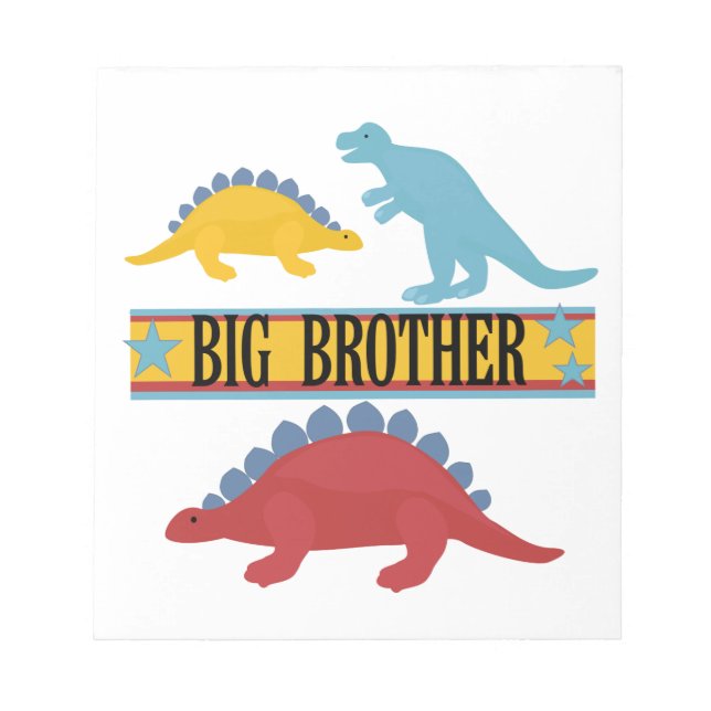 Bloco De Notas Big brother do dinossauro (Frente)