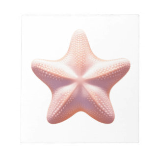 Bloco De Notas Big Pink Starfish