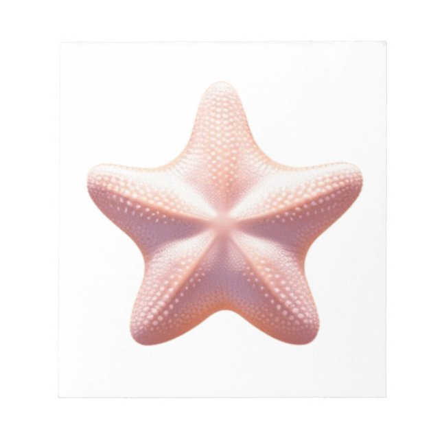 Bloco De Notas Big Pink Starfish (Frente)