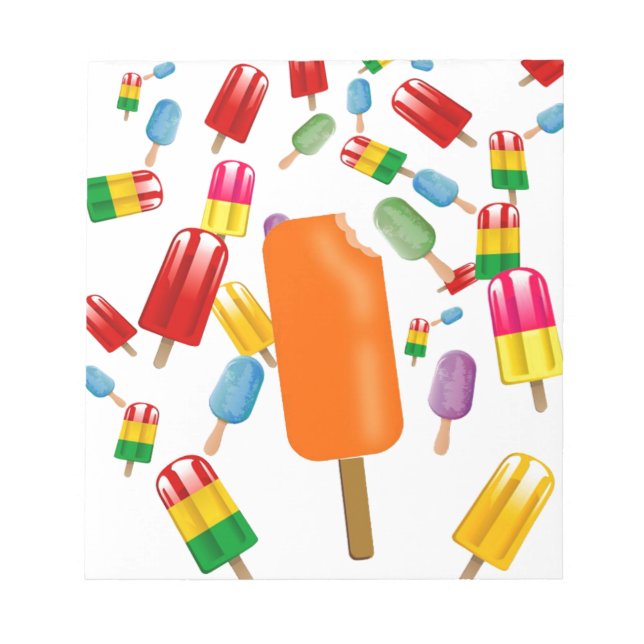 Bloco De Notas Big Popsicle Chaos by Ana Lopez (Frente)