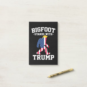 Bloco De Notas Bigfoot Com Eleições Trump 2024