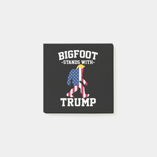 Bloco De Notas Bigfoot Com Eleições Trump 2024 (Frente)
