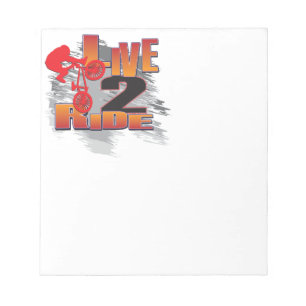 Bloco De Notas Biker BMX ao Vivo do Ride 2