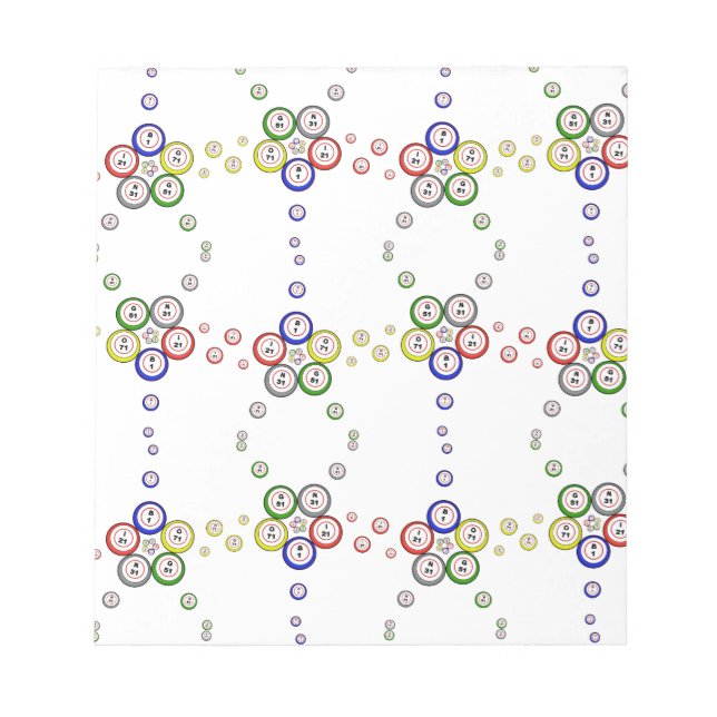 Bloco De Notas Bingo Balls (Frente)