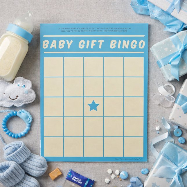 Bloco De Notas Bingo de Presente de Bebê Jogo para Chá de Bebê Bl (Criador carregado)