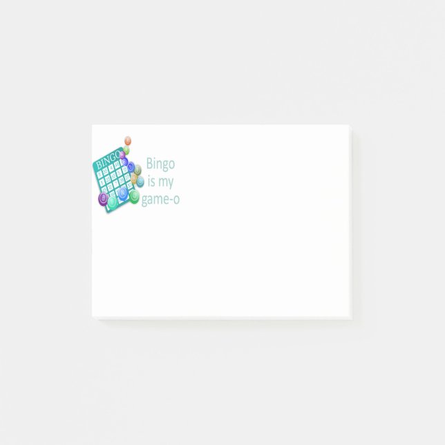 Bloco De Notas Bingo é minha citação engraçada do jogo (Frente)