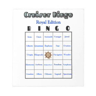 Bloco De Notas Bingo Real