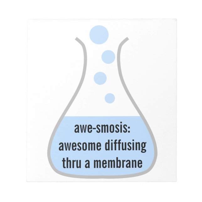Bloco De Notas Biologia e Química: Ensinar Ciência é Incrível (Frente)