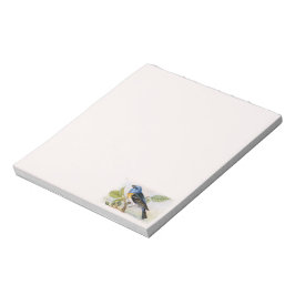 Bloco De Notas Bird Notepad de Lazuli Bunting