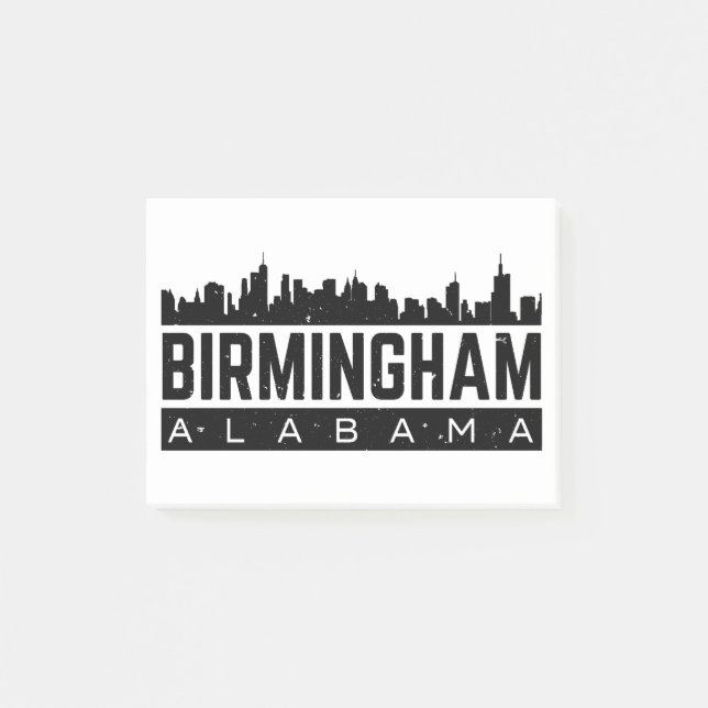 Bloco De Notas Birmingham Alabama (Frente)