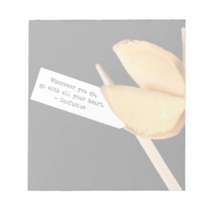 Bloco De Notas Biscoito de fortuna de Confucius