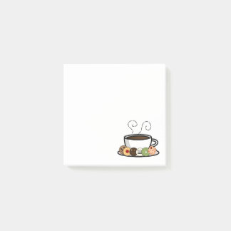 Bloco De Notas Biscoitos e café