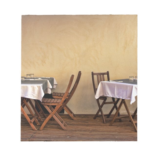 Bloco De Notas Bistro na França (Frente)