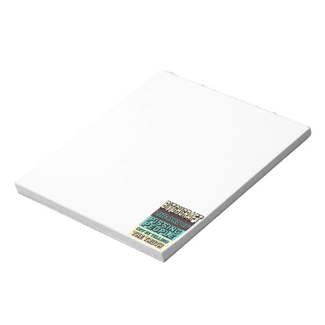 Bloco De Notas Bitchcraft A arte de deitar Pessoas fora (Invertido)