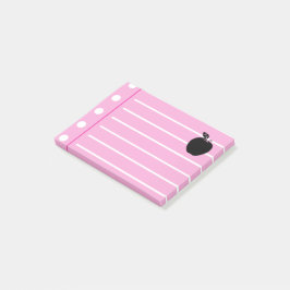 Bloco De Notas Black Apple Pink notas