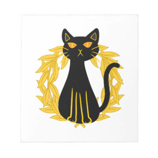 Bloco De Notas Black Cat Pets Horror Halloween Kids