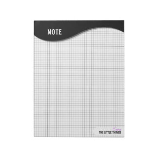 Bloco De Notas Black Wave "Aproveite as Pequenas Coisas" Grid Dot