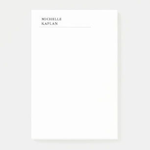 Bloco De Notas Black & White Modern Professional Exclusivo