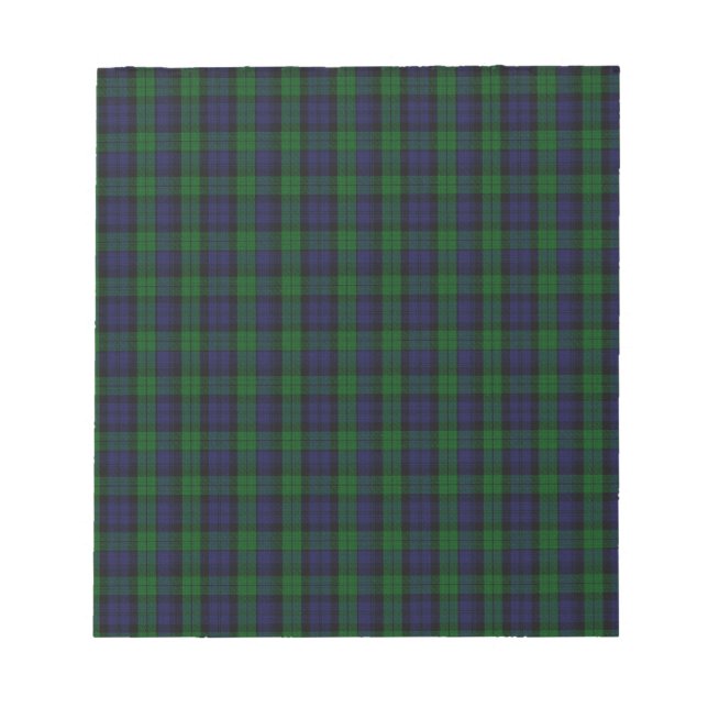 Bloco De Notas Blackwatch Tartan (Frente)