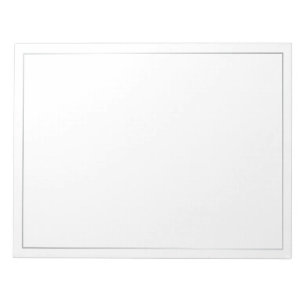 Bloco De Notas Blank Elegant Silver