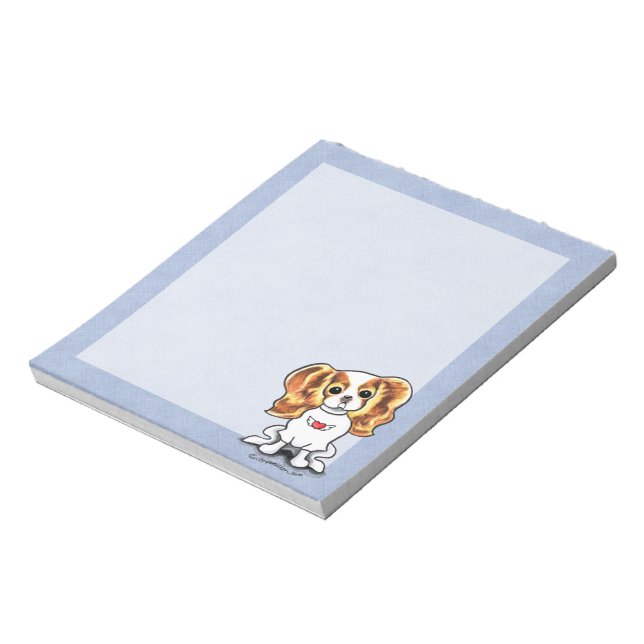 Bloco De Notas Blenheim CKCS Little Rocker (Invertido)