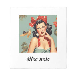 Bloco De Notas bloc note pin up