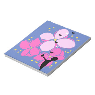 Bloco De Notas Bloc notes enfants avec les papillons