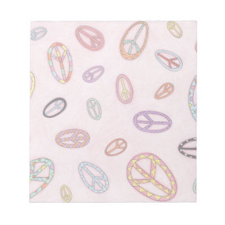 Bloco De Notas Bloco de sinais de paz