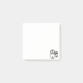 Bloco De Notas Blocos de nota post-it | Coelhinho-Casal