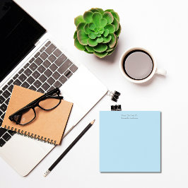 Bloco De Notas Blocos de notas adesivas personalizados azul claro