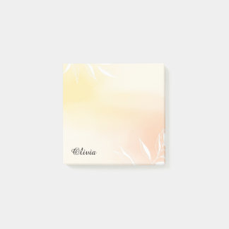Bloco De Notas Blocos de Notas Adesivos com Gradiente de Aquarela