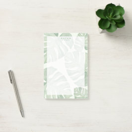 Bloco De Notas Blocos de Notas Adesivos Planta Palmeira Verde
