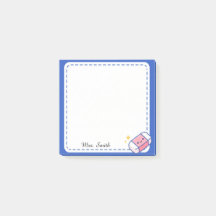 Blocos de Notas Adhesivas Personalizados para Prof