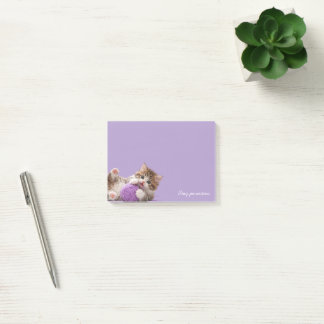 Bloco De Notas Blocos de Notas Adhesivos Kitten Stay Pawsitive