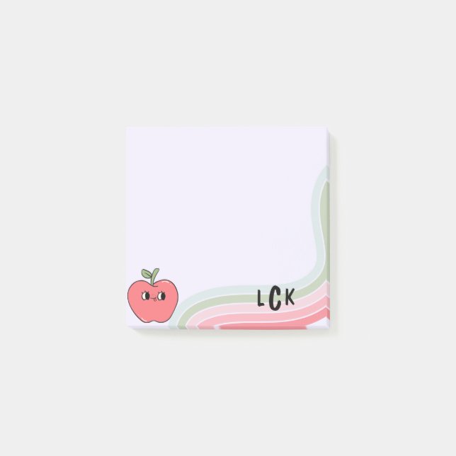 Bloco De Notas Blocos de Notas Apple Teacher (Frente)