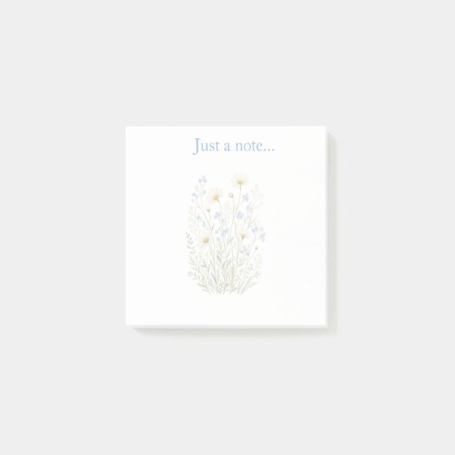 Bloco De Notas Blocos de Notas de Flores Silvestres (Frente)