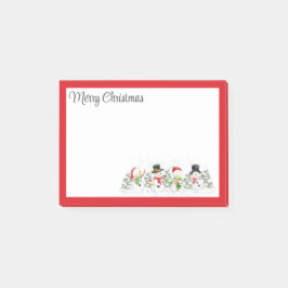Bloco De Notas Blocos de Notas de Natal com Bonecos de Neve