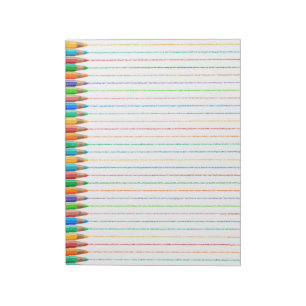Bloco De Notas Blocos de Notas de Papel com Linhas de Lápis Color