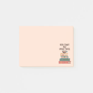 Bloco De Notas Blocos de Notas Leia Livros e Beba Café