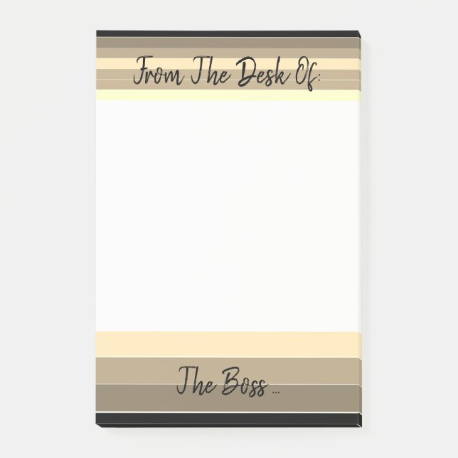 Bloco De Notas Blocos de Notas para o Chefe (Frente)