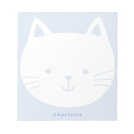 Bloco De Notas Blocos de notas personalizados azul claro para cri