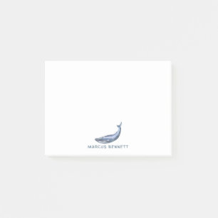 Bloco De Notas Blocos de Notas Personalizados Baleia Azul